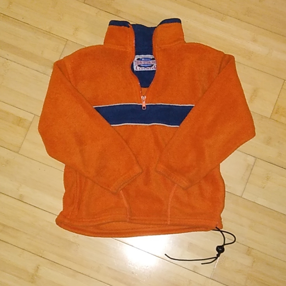 Boys M size 5 pullover 1/4 zipper sweater